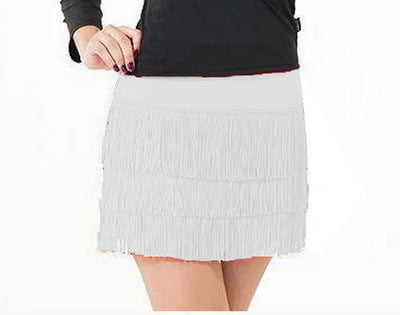Women's SkirtLatin Dance Tassel Skirt For Women's Adult Short Skirt