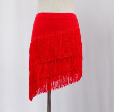 Women's SkirtLatin Dance Tassel Skirt For Women's Adult Short Skirt